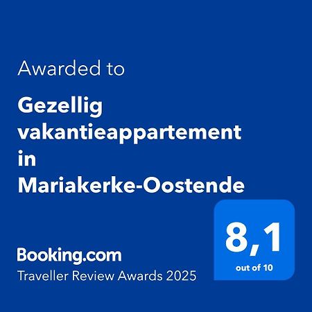 Gezellig Vakantieappartement In Mariakerke-Oostende Dış mekan fotoğraf
